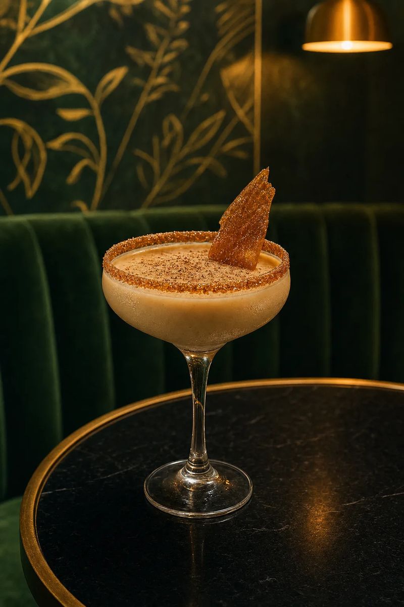 Flan-tástico, a martini at Spanglish Martini Bar in Wynwood, Miami