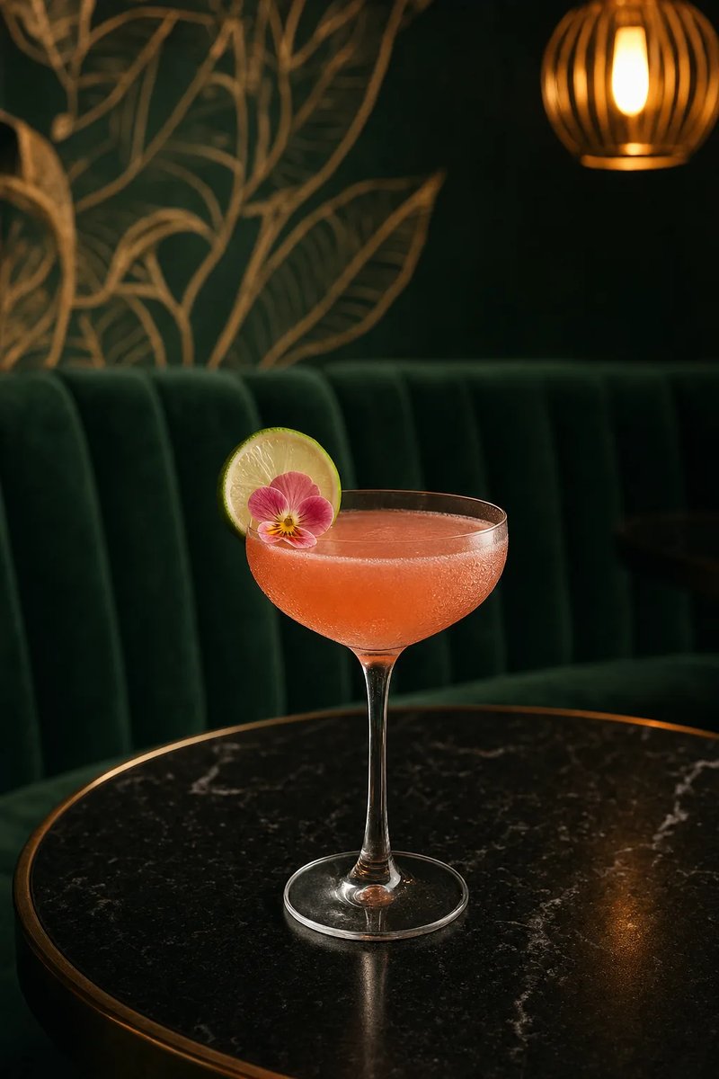 Guava Qué Rico, a martini at Spanglish Martini Bar in Wynwood, Miami