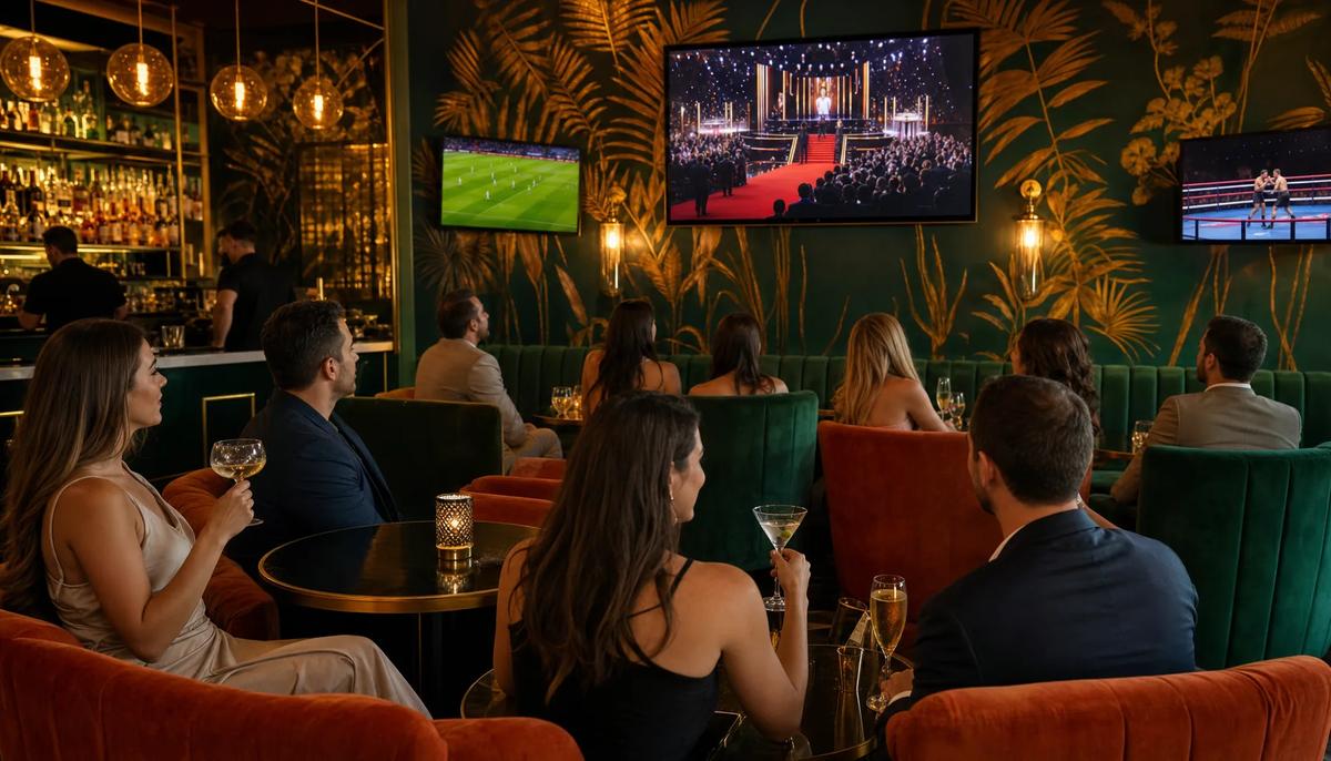 Award Shows watch party at Spanglish Martini Bar in Wynwood, Miami